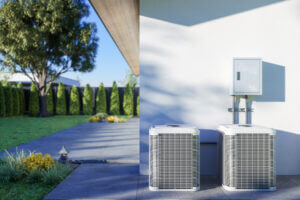 photo of an outdoor hvac unit
